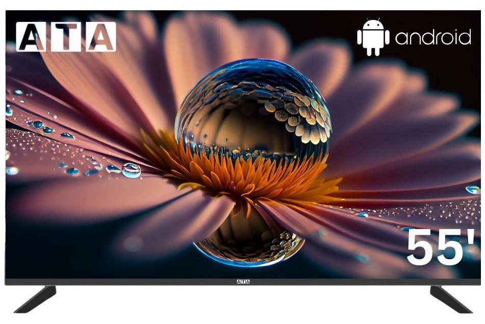 ATA ATA55ULS- 55-inch 4K Smart TV frameless